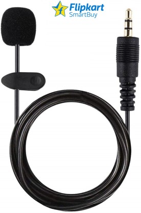 Flipkart SmartBuy 3.5mm Hands Free Clip On Mini Lapel Mic For Laptop PC Notebook Collar Microphone