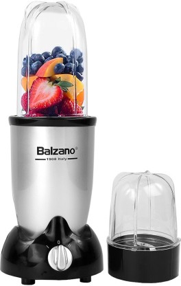 Balzano EK-3350 Juicer 500 W Juicer Mixer Grinder (2 Jars, Silver)