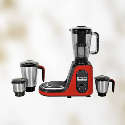 FABER Master Chef 800 W Mixer Grinder  (Master Chef 800 3J+1PC Mystic Red | 4 Jars | with 1 year extended warranty | Red)