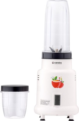 Candes Hector Nutri Blender 400 Juicer Mixer Grinder (2 Jars, Ivory)