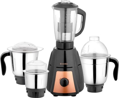 Candes Eathan 900 Mixer Grinder (4 Jars, Black, Gold)
