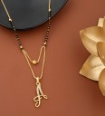 A LETTER MANGALSUTRA Alloy Mangalsutra