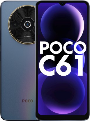 POCO C61 (Ethereal Blue, 64 GB)  (4 GB RAM)