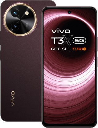 vivo T3x 5G (Crimson Bliss, 128 GB)  (4 GB RAM)