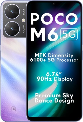 POCO M6 5G (Orion Blue, 64 GB)  (4 GB RAM)