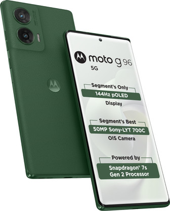 MOTOROLA G96 5G (Pantone Greener Pastures, 128 GB)  (8 GB RAM)