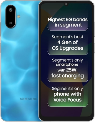 SAMSUNG Galaxy F06 5G (Bahama Blue, 64 GB)  (4 GB RAM)