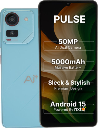 Ai+ Pulse (Blue, 64 GB)  (4 GB RAM)