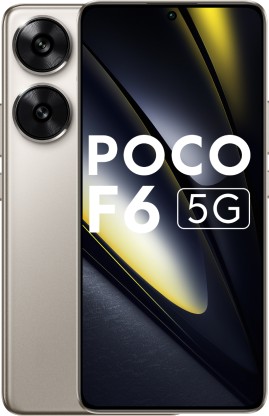 POCO F6 5G (Titanium, 256 GB)  (8 GB RAM)