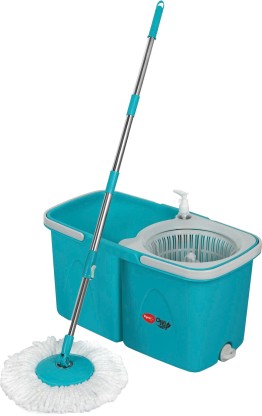Pigeon Clean Easy Twin Bucket Spin Mop Set  (Blue)