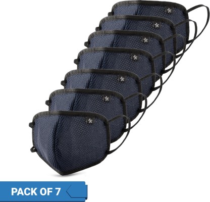 Flipkart SmartBuy Health+ Surgical Mask OM-Blue-7  (Blue, Free Size, Pack of 7)