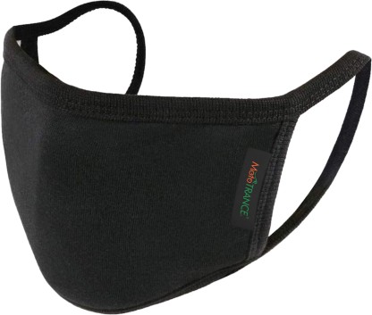 Autofurnish Trendy Cotton Washable Reusable Face Mask for Men/Women - Black (Made in INDIA) Reusable, Washable Cloth Mask  (Black, Free Size, Pack of 1)