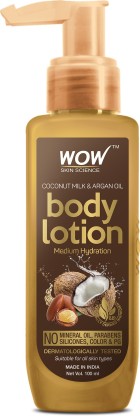 WOW SKIN SCIENCE Coconut Milk and Argan Oil Body lotion  (100 ml)