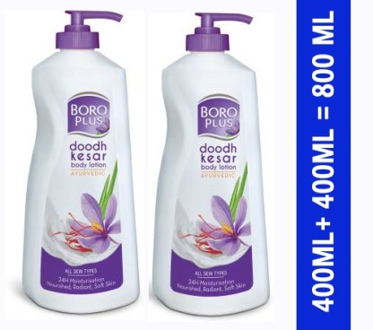 BOROPLUS Ayurvedic Doodh Kesar Body Lotion  (800 ml)