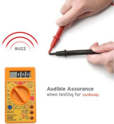FADMAN Multimeter AC DC Voltage current (DT-830D) Digital Multimeter  (Multicolor 2000 Counts)