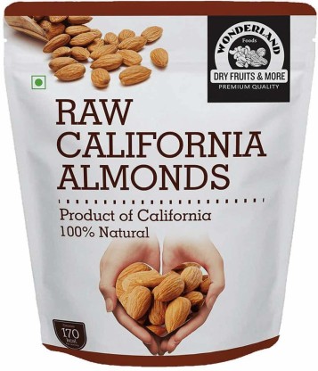 WONDERLAND California Jumbo (Badam) Almonds  (500 g)