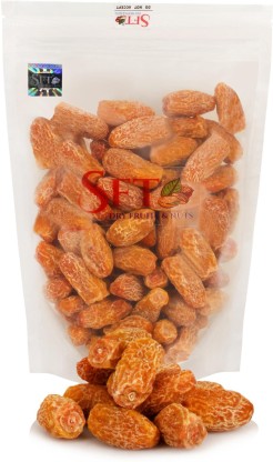 SFT Dates Dry Yellow/Sukha Khajoor Premium Quality (Pila Chuara) Grade- Medium Size Dates  (100 g)