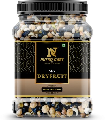 Nutro Cart Mix Dry Fruits [Almonds, Cashews, Raisins, Pistachios,Apricot, (1 kg)  (1 kg)