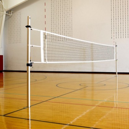 Bixxon Orignal Nylon Volleyball Net Tap Pack of 1 Net Volleyball Net  (Black, White)
