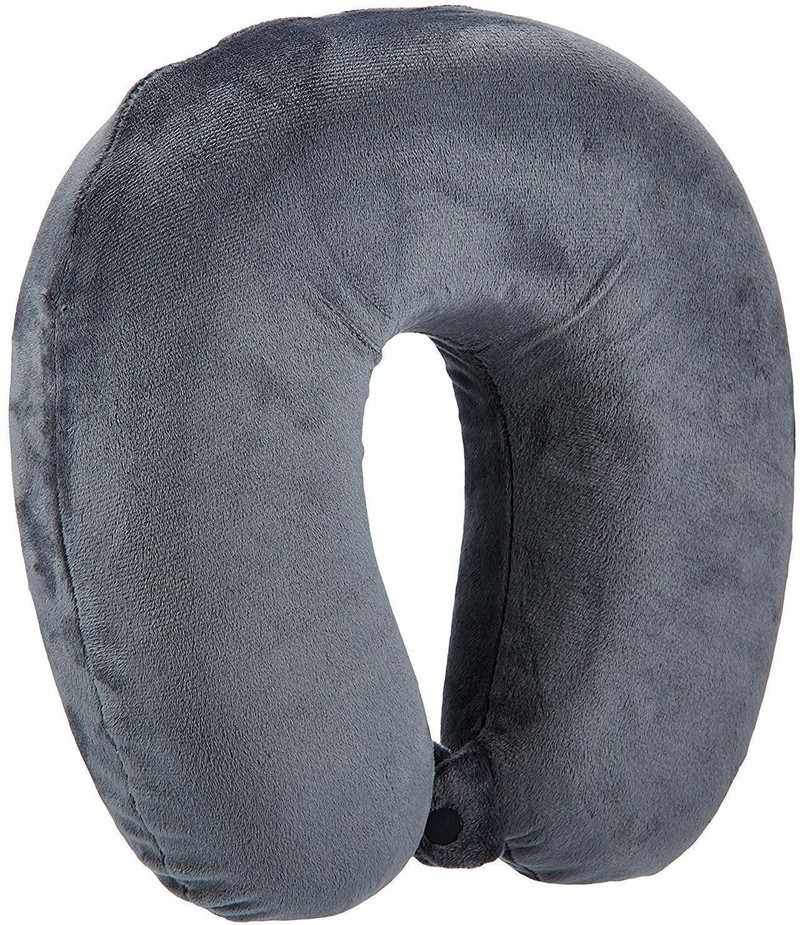 shah brothers enterprises Neck Pillow, Unisex U-Shaped Soft Cushions Neck Rest Pillow for Travel Neck Travel Pillow , Grey Neck Pillow (Grey)