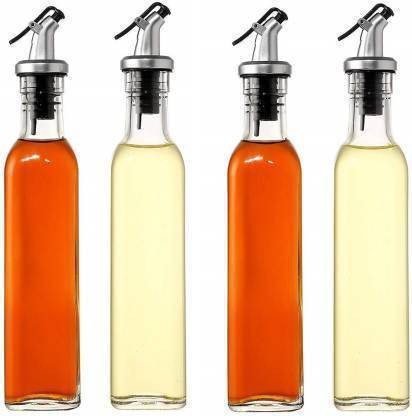 Crystalware 500 ml Cooking Oil Dispenser Set  (Pack of 4)