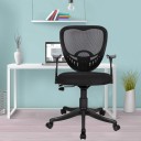 SAVYA HOME DELTA Fabric Office Executive Chair  (Black, DIY(Do-It-Yourself))