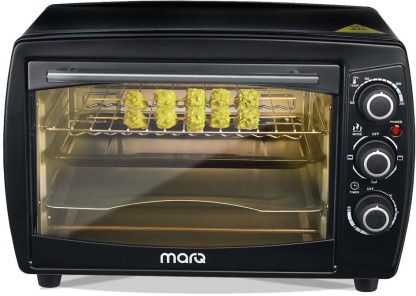 MarQ by Flipkart 18-Litre 18L1200W4HL Oven Toaster Grill (OTG) with Crumb Tray  (Black)