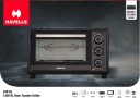 HAVELLS 24-Litre GHCOTCWK138 Oven Toaster Grill (OTG)  (Black)