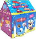 ITOYS Cartoon City Playhouse tent for kids  (Multicolor)
