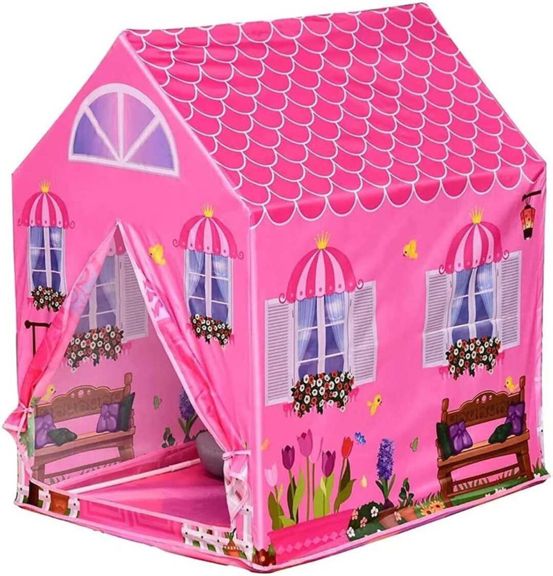 cantus Tent House for Kids doll house Tent House for 10 year boys and girls(Big Size) (Pink)