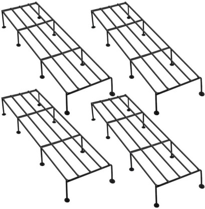 Decorexperts LOP Plant Container Set  (Pack of 4, Metal)