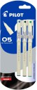 PILOT Hi-Techpoint 05 (1Blue + 1Black + 1Green) Roller Ball Pen  (Pack of 3)