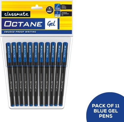 Classmate Octane Gel Pen Gel Pen  (Pack of 11)