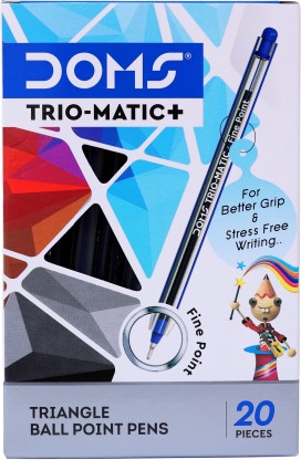 DOMS Trio-Matic+ Ball Pen  (Pack of 20)