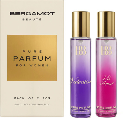 BERGAMOT BEAUTE VALENTINE Perfume and MI AMOR Luxury Gift Set for Women Long Lasting 2x15 ml Perfume  -  30 ml  (For Women)