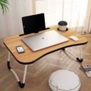 radhe creation Wood Portable Laptop Table  (Finish Color - brown, Pre Assembled)