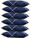 KVASTRA Cotton Solid Sleeping Pillow Pack of 6  (Multicolour107)