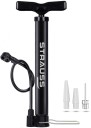 Strauss Hand Air | Double Action | Bicycle, Ball Pump  (Black)