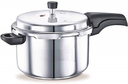BMS Lifestyle Aluminium Pressure Cooker with Outer Lid 3 Pressure Cooker  (Aluminium)