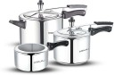 BAJAJ 2 L, 3 L, 5 L Inner Lid Pressure Cooker  (Aluminium)