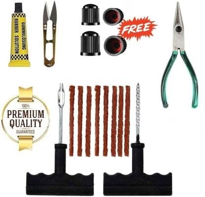 EKRASH Complete Tubeless Tyre Puncture Repair Kit Tubeless Tyre Tubeless Tyre Puncture Repair Kit