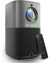 ZEBRONICS ZEB-PIXAPLAY 18 (3800 lm / Remote Controller) Portable with Dolby Audio, E-focus, 1080p, Dual band WiFi, Wireless screen mirroring, Bluetooth 5.1, App download Android Smart Projector  (Metal Grey)