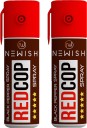 NEWISH : Powerful Black Pepper Spray Self Defence for Women Pack Of 2 Each (55 ml |35 gm|50 shots) Upto -15 Feet Pepper Stream Spray