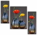 saf Digital Reprint 18 inch x 12 inch Painting  (With Frame, Pack of 3)