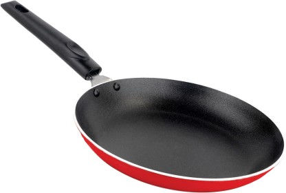 NIRLON Non-Stick Aluminium Tapper Pan Taper Fry Pan 20 cm diameter  (Aluminium, Non-stick)