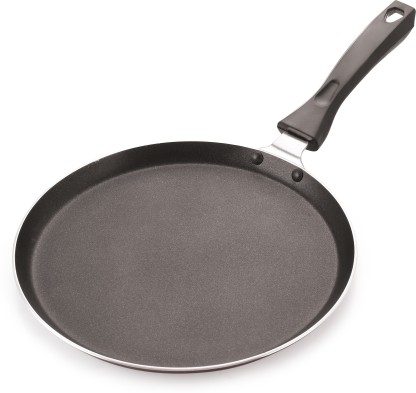 iVBOX ® Eco Series Non Stick Dosa Tawa (NO-Induction Base) Tawa 25.5 cm diameter  (Aluminium, Non-stick)