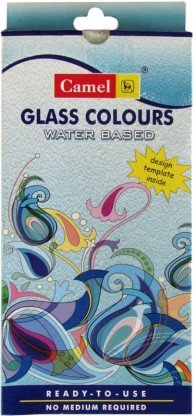 Camlin glass color set  (Set of 1, Light Blue)