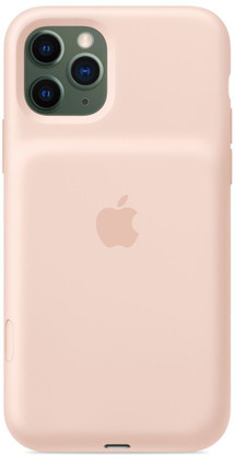 Apple Smart Battery Case Wireless Power Bank Compatible with Iphone 11 Pro  (Pink, Lithium-ion, for Mobile)