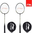 LI-NING XP-70-IV Black, Gold Strung Badminton Racquet  (Pack of: 2, 86 g)