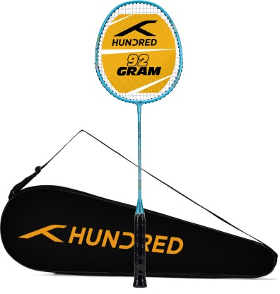 Hundred POWERTEK 200 Blue Strung Badminton Racquet  (Pack of: 1, 95 g)